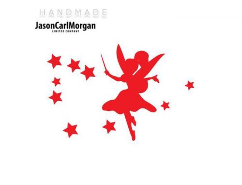 JCM® Iron On Applique Decal, Fairydust Red
