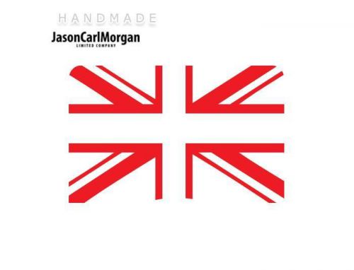 JCM® Iron On Applique Decal, Union Jack Red