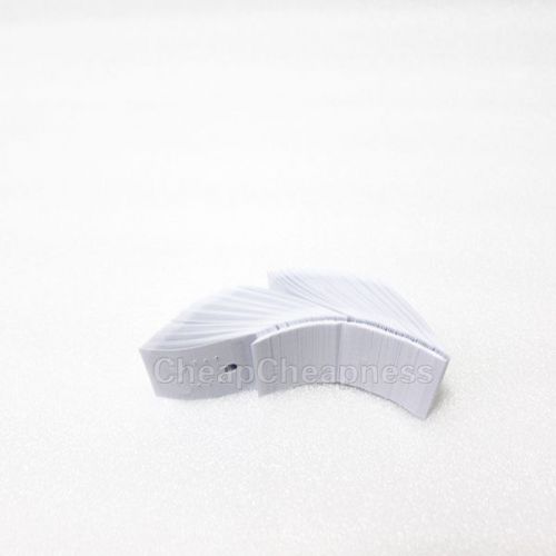 First-rate 100 PCS White Paper Earrings Jewelry Display Hanging Cards Tags ABCA