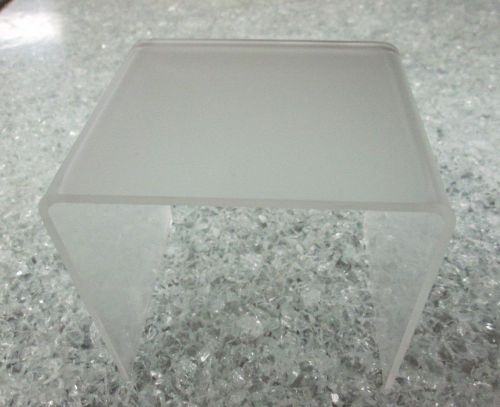 Quantity 12 Frosted Acrylic Risers P95  1/8&#034; 3&#034; x 3&#034; x 3&#034;