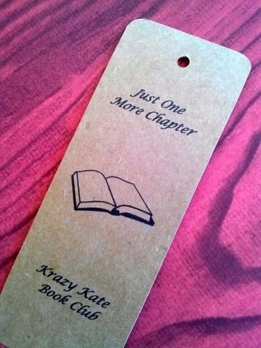 Set of 30 personalized Bookmarks, wedding, birthday, baby shower, business