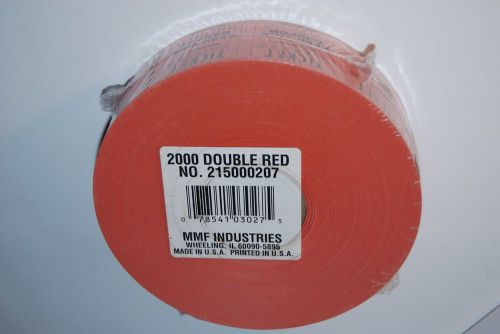 2000 double red ruffle ticket