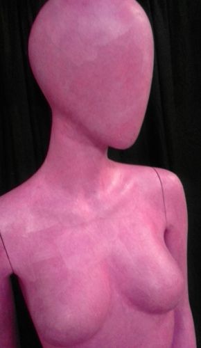 Female full-size mannequin - pink paper wrapped fiberglass - high quality - #34 for sale