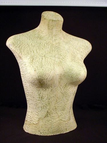 Vintage Paper Mache Mannequin Torso Body 20&#034;  No arms