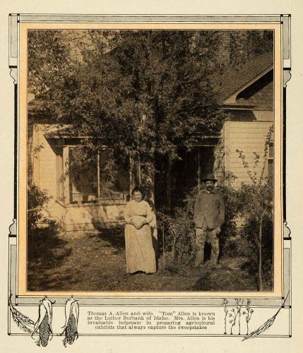 1915 Print Thomas A. Allen Agricultural Ada County Yellow Dent Corn Farmer PM3