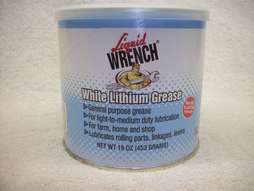 New Liquid Wrench White Lithium Grease 16oz