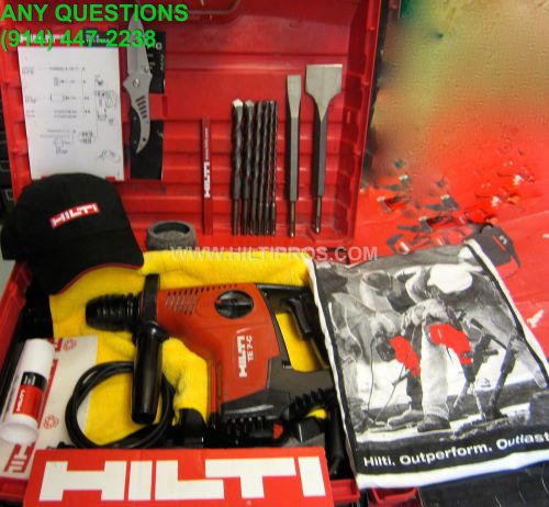 HILTI TE 7-C HAMMER DRILL, PREOWNED, IN GREAT CONDITION, FREE BITS FAST SHIPPING