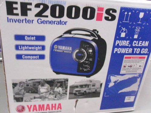 Yamaha ef2000is 2000 watt inverter generator latest 2014 model new! for sale