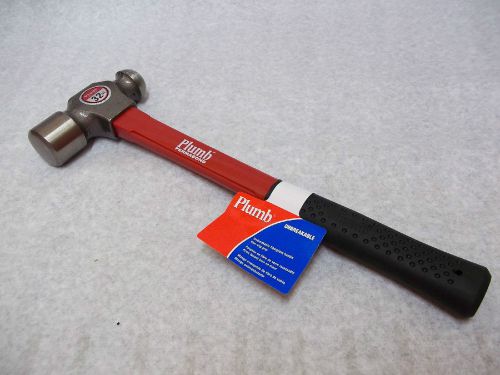 Plumb permabond 11429 new 32 oz fiber glass handle ballpein hammer plu 11429 for sale