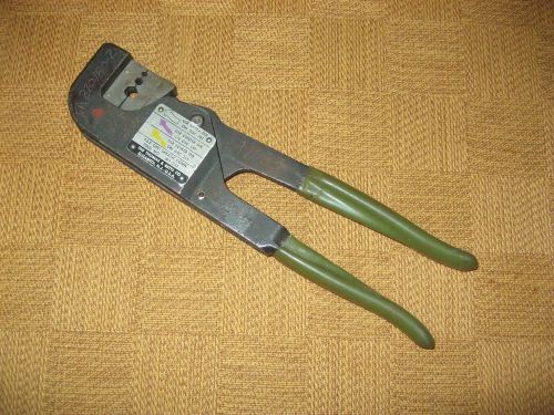 THOMAS &amp; BETTS GROUND SHEATH CONNECTOR WIRE CRIMP TOOL WT-231 AIRCRAFT TOOL 724