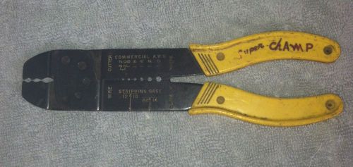 Vintage AMP Super Champ Special Industries Wire Strippers Cutter Yellow Grip