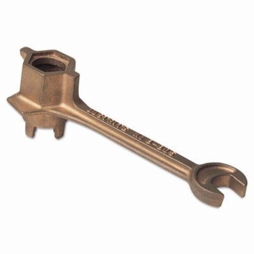 Justrite Drum-Bung Wrench, 7-Position, 3/4&#034; to 2&#034;, Brass (JUS08805)