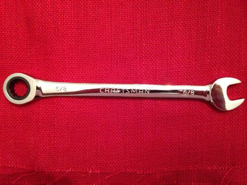 42565 NEW CRAFTSMAN 5/8” COMBINATION RATCHETING WRENCH INCH