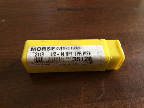 Morse cutting tools #36126 1/2-14 npt tpr pipe for sale
