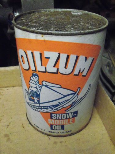 Oilzum Snowmobile Oil Can