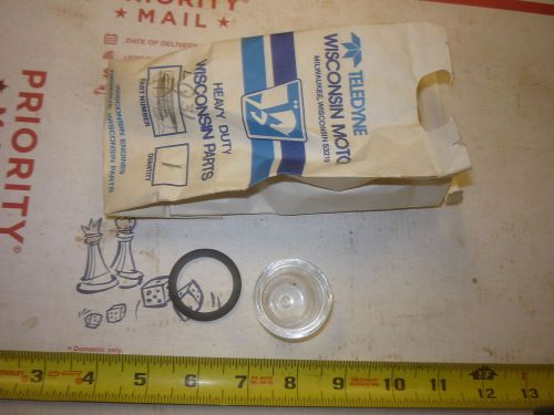 NEW OLD STOCK WISCONSIN GAS ENGINE PART FUEL SEDIMENT BOWL GLASS