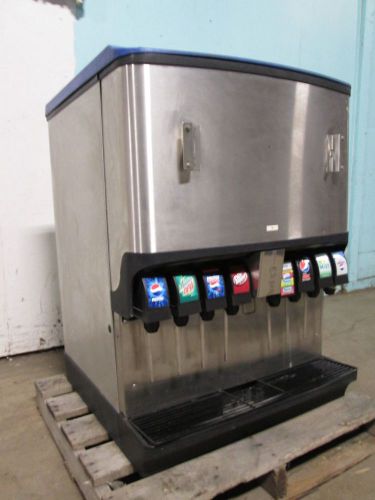 &#034;SERVEND NGF-250&#034; COMMERCIAL COUNTER TOP LIGHTED 8 HEADS SODA + ICE DISPENSER