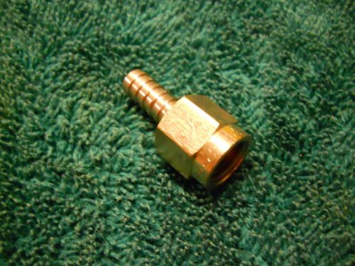 12 - 1/4&#034; x 1/4&#034; barb swivel nut connector stainless steel fitting  FREE SHIP