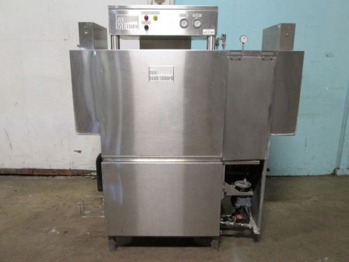 &#034;m meiko &#034; heavy duty commercial s.s. high temp conveyor dishwasher - (3 phase) for sale