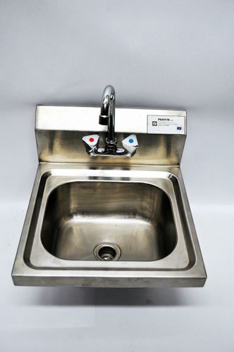 New  Stainless Steel Wall Mount Hand Sink WITH Faucet MODEL PSWH-8000C