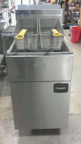 Used Anet SilverLine 18&#034; Gas Fryer (SLG100) Owner Never Used!!!