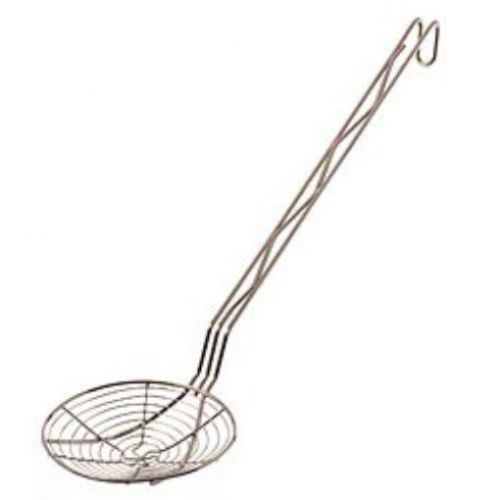 New browne foodservice 1306tsw nickel plated skimmer with spiral mesh  6 by 20-i for sale