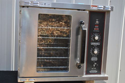 NEW HOBART HGC20 HALF SIZE SINGLE DECK NATURAL GAS OVEN