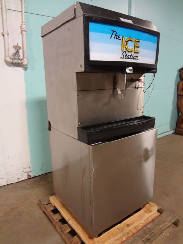 &#034; SCOTSMAN &#034; COMMERCIAL H.D. FREE STANDING S.S. ICE &amp; CHILLED WATER DISPENSER