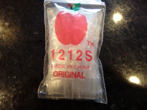 100 Original Apple Mini Ziplock Bag 1212 S Bags Baggies Coin Jewelry Button Pill