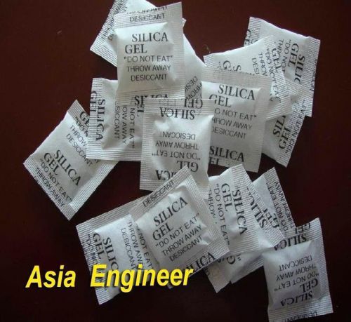 100 Silica Gel 1 Gram Packets New - FDA Compliant Food Safe Bakery Packaging