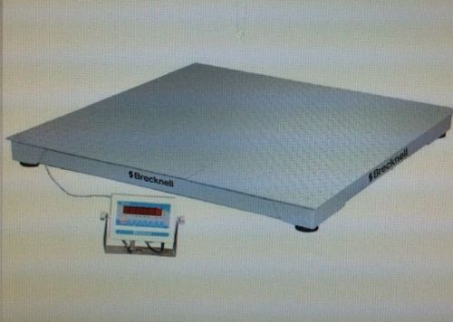 2500 lbs x 0.5 lbs salter ntep dsb3636-02.5 3&#039; x 3&#039; floor scale for sale