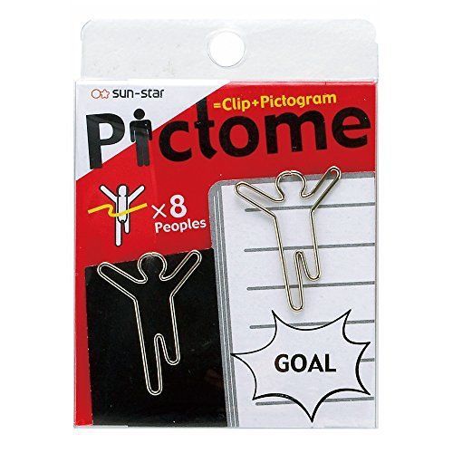 Sunstar - PICTOME Funny Paper Clip 8 Pieces Goal
