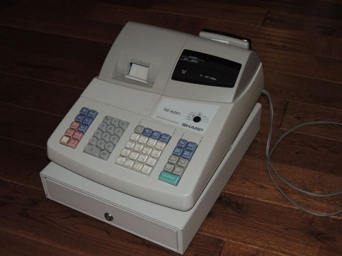 Sharp xe-a201 electronic cash register for sale