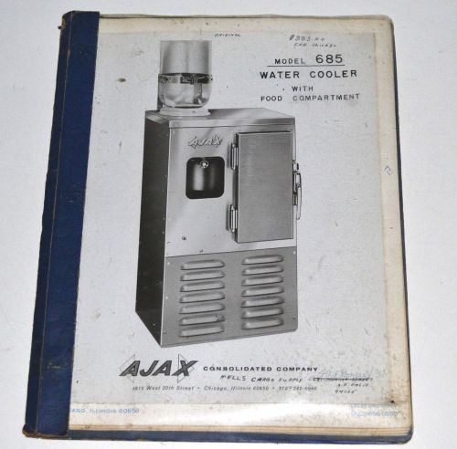 AJAX Manual Models 685 &amp; 900 Water Cooler with food compartments - with Photos