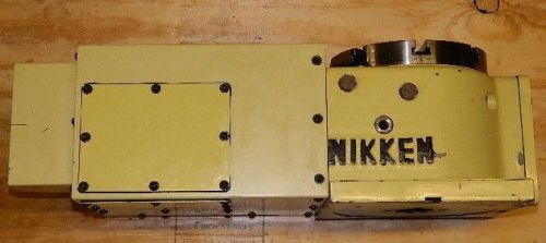 Nikken cnc-200fa rotary table with fanuc servo a06b-0313-b001 #7000 for sale