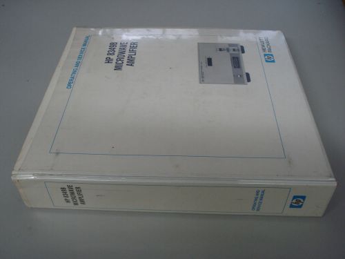 Agilent / HP 8349B Microwave Amplifier - Operating and Service Manual