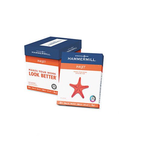 Hammermill inkjet paper, 96 brightness, 24lb, 500 sheets/ream for sale