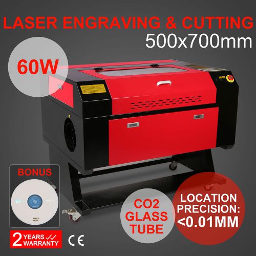 Co2 laser engraving engraver machine 60w cutting ce fda glass tube advanced tech for sale