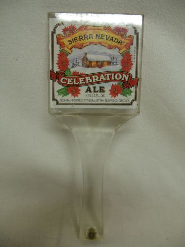 Sierra Nevada Celebration Ale Clear Beer Tap Handle