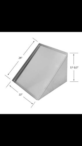 Stainless Steel Wall Mount Shelf for Glass Rack 22&#034;L x 24&#034;W DT-WS2422