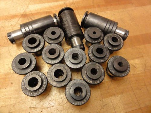 Clean (16) tap collets #1 variety of sizes tms command bilz cnc tapping head for sale