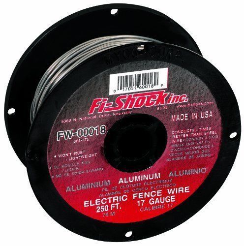 Fi-shock fw-00018 (305-614) 250-feet 17 gauge spool aluminum wire  new for sale