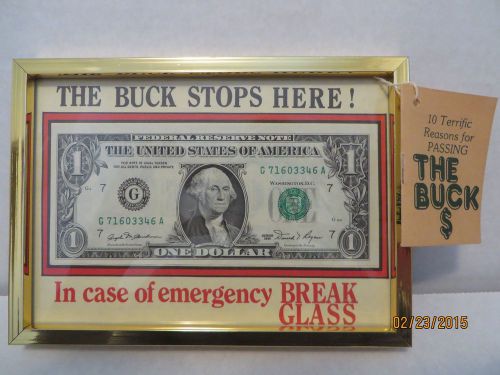 Boss&#039;s Day Desk Office Humor Buck Stops Here Harry Truman G Series Dollar Gift