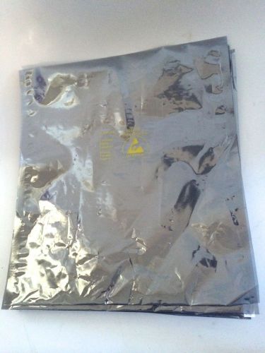 LOT OF 10 ANTI-STATIC SHIELDING BAGS 11&#034; x 12&#034; SCC 1000 OPEN TOP ANTISTATIC BAGS