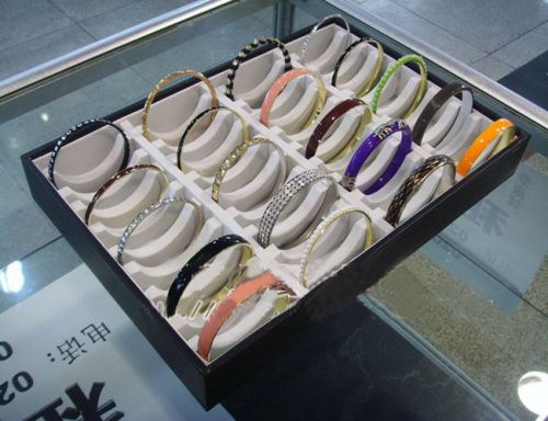 40 Holes Jewelry Bracelet Watch Organizers Box Storage Rack Holder Display Case
