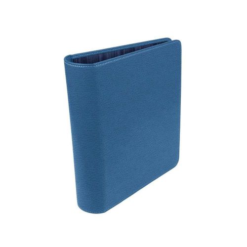 LUCRIN - A5 binder - Granulated Cow Leather - Royal Blue