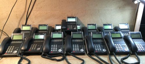 Lot of 15 NEC DLV (XD) Z-Y (BK) DTL-12D-1 (BK) Business Phone DT300 Series