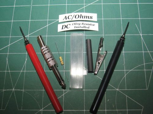Deluxe vtvm probe parts kit/ tlm6 test probes - plug/resistor/clip - heathkit for sale