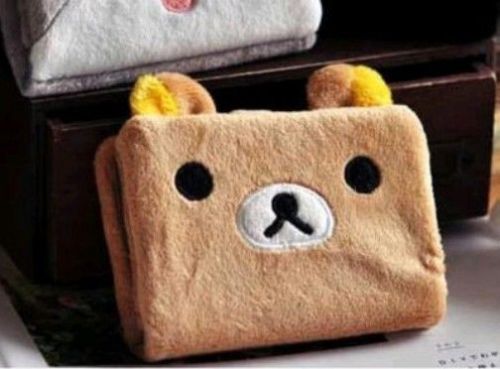 Rilakkuma relax bear plush photo id card case holder bag purse rr32 for sale