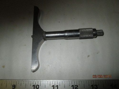 Machinist tools lathe mill machinist starrett depth gage gauge micrometer for sale